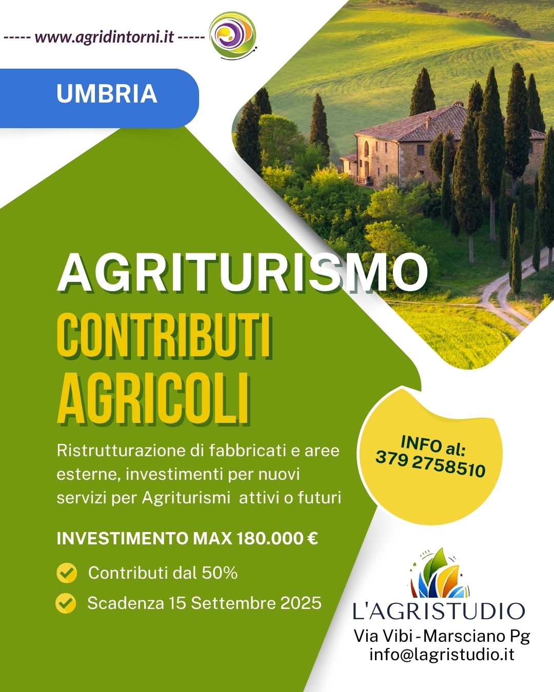 Contributi per Attività agrituristiche in Umbria